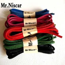 Mr. Niscar/10 пар; водонепроницаемые мокасины из натуральной воловьей кожи с квадратными шнурками; шнурки; кожаные ботинки в стиле ретро; длина шнуровки 60-180 см