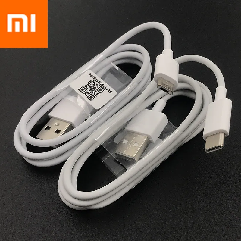 QC3.0 Original xiaomi Mi9 SE fast wall charger 18W fast charger adapter 100cm USB 3.1 data cable for MI 9 SE 8 6 mix 2 2S 3