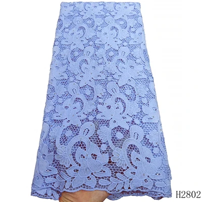 sky blue lace Африканская жаккардовая ткань ФРАНЦУЗСКИЙ шнур кружевная ткань водорастворимое платье кружево высокое качество нигерийский гипюр кружевная ткань - Цвет: sky blue lace