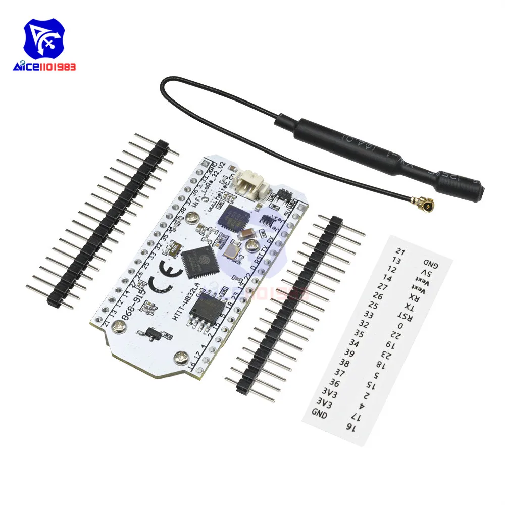 Diymore LoRa 868-915 МГц 0,9" OLED дисплей ESP32 wifi Bluetooth Плата расширения антенна IPX приемопередатчик SX1276 IOT для Arduino