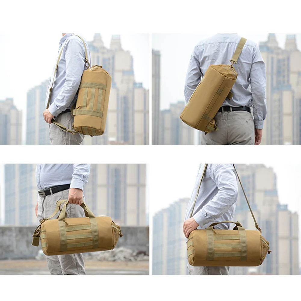 Outdoor Handbag Military Fishing Bag Waterproof Climbing Bag Shoulder Tactical Camping Daypack Camouflage Trekking Hunting Bag