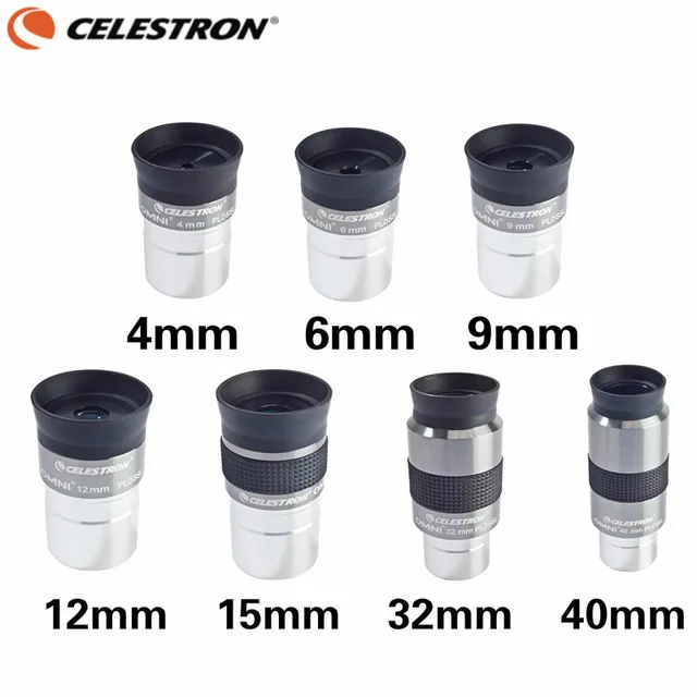 Celestron omni série 4mm 6mm 9mm 15mm 32mm 40mm 2X 5