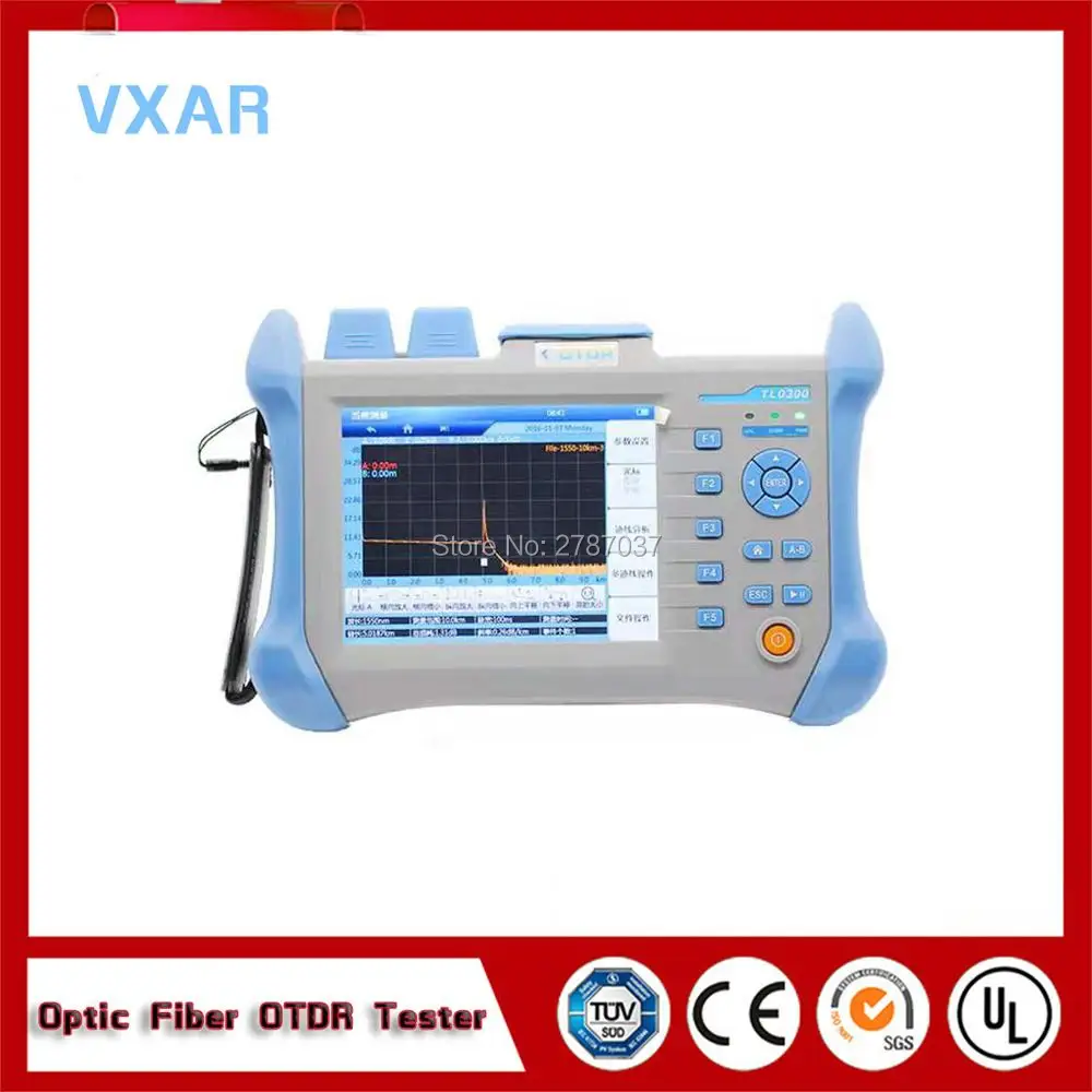 Тестер волокна OTDR 1310/1550nm 120 км - Цвет: Blue