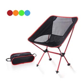 

Hot Portable Ultralight Folding Chair With Storage Bag Aluminum Alloy Oxford Chairs For Outdoor Sport Camping Hiking Fishing DO2