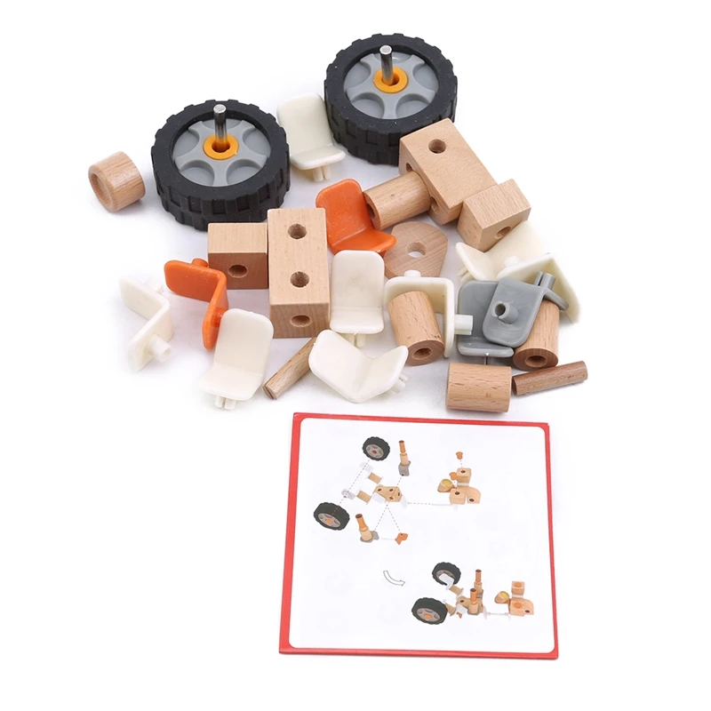 Развивающие игрушки DIY 3D деревянная головоломка для детей мотоцикл дом модель сборки игрушка подарок для мальчиков девочек