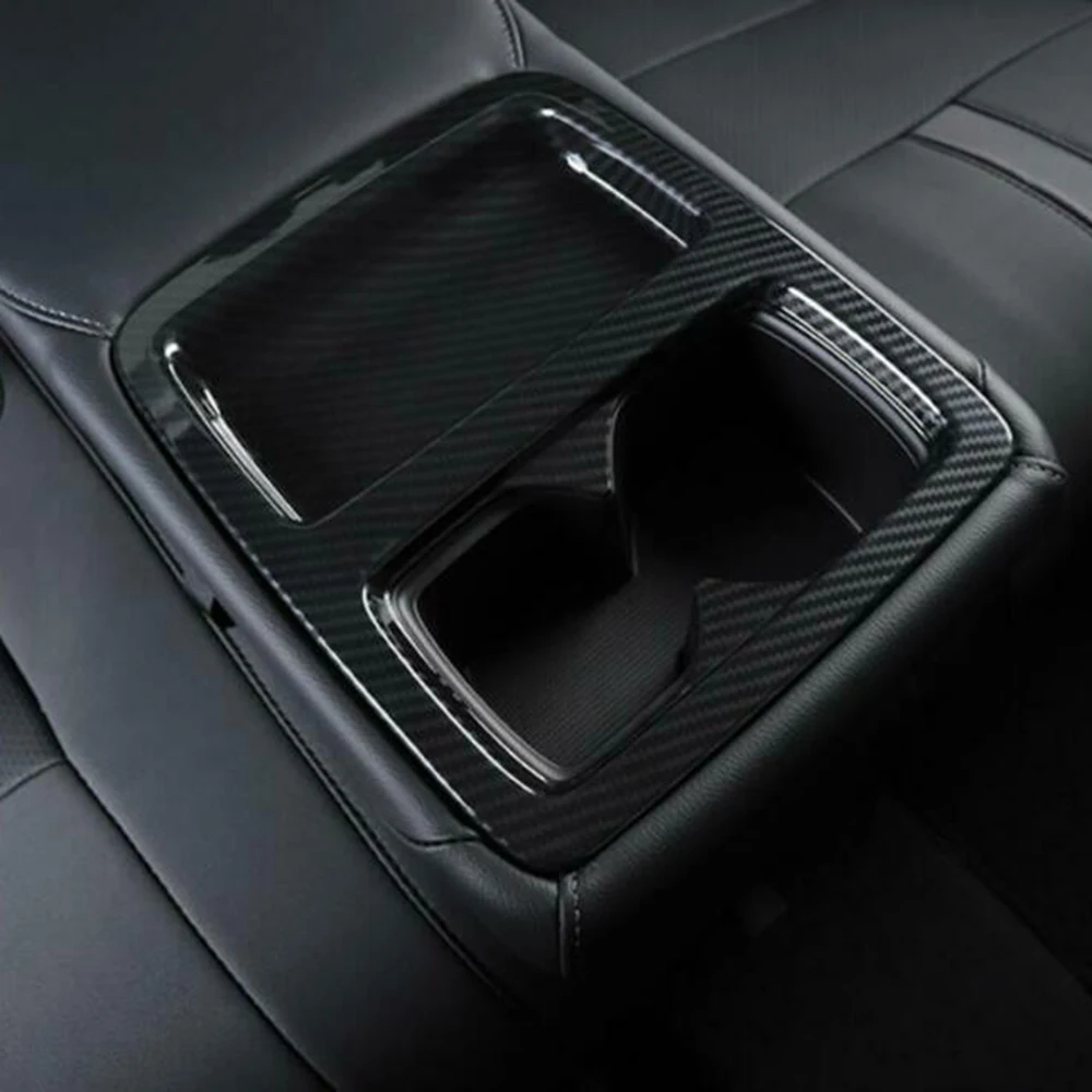 ABS Plastic Car Decorative Cover Sticker Trim For Honda Accord Car Seat Cup Holder Stickers Waterproof Auto parts