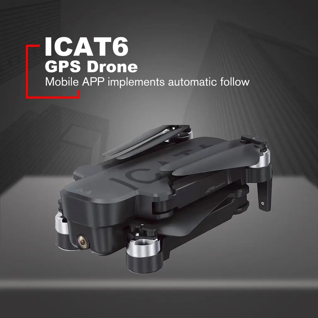 SMRC ICAT6 складной gps RC Дроны с камерой HD 4K RC самолет гоночный вертолет Следуйте оптического потока позиционирование дрона
