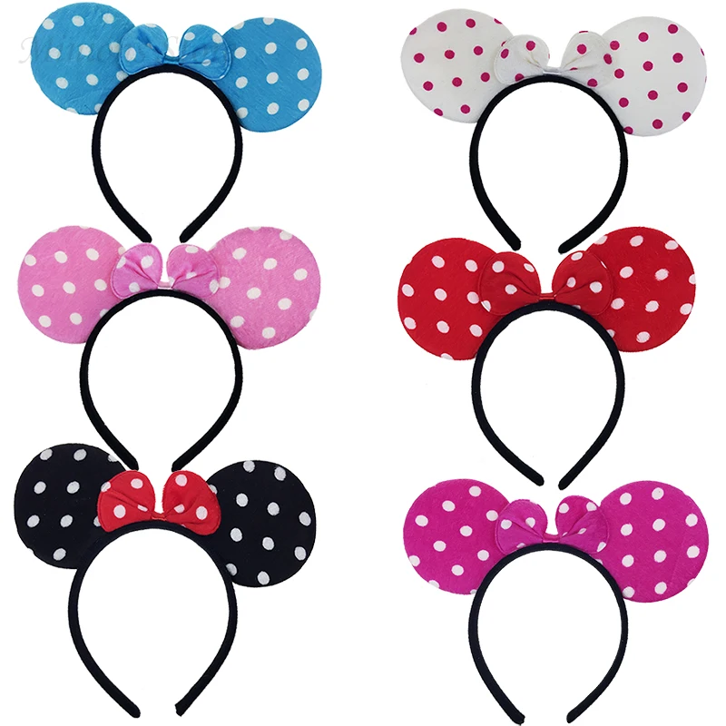 Повязка на голову в горошек 6 шт./лот | Дом и сад