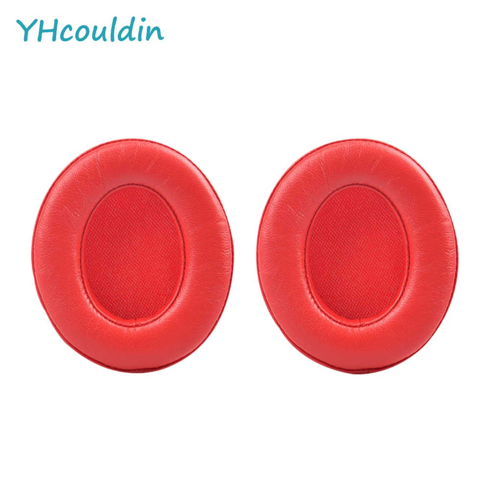 YHcouldin Sheepskin Leather Ear Pads Fits for Beats Studio 2 and 3 Wired Wireless Headphones Ear Cushions with 3M Sticker Tape