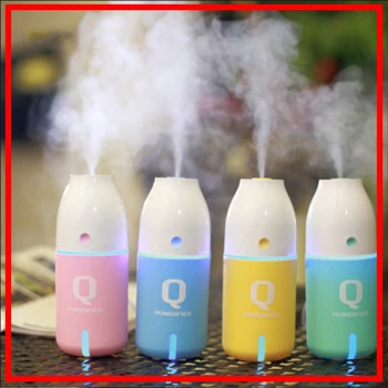 

150ML USB Humidifier Ultrasonic Humidifier Air Aroma Diffuser Mist Maker, Essential Oil diffuser of Home and Car Christmas gifts