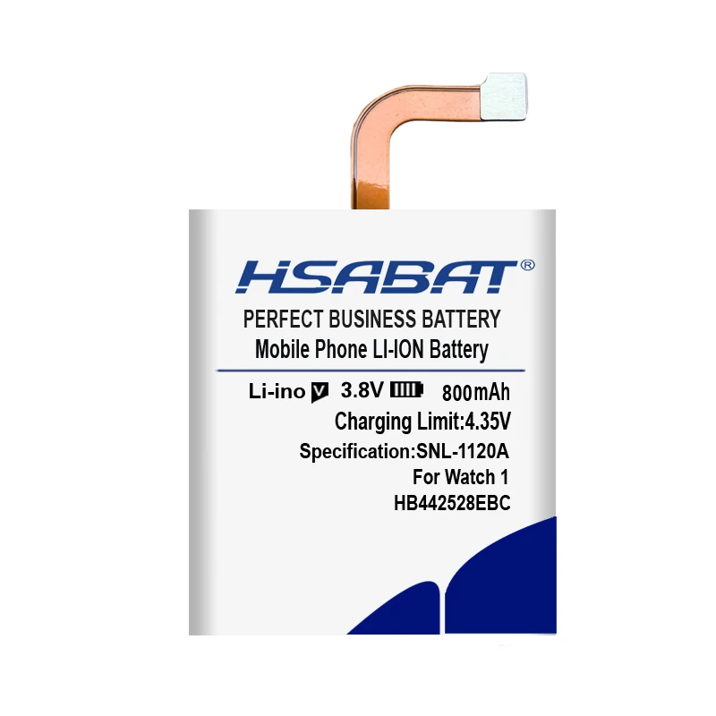 HSABAT 800 мА/ч, HB442528EBC Батарея для HUAWEI Часы 1 Watch1