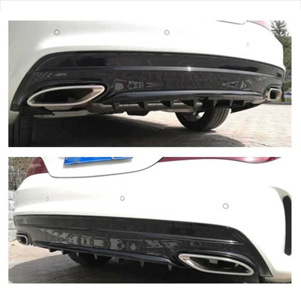2"* 6" универсальная, автомобильная, заднего вида бампер кузова диффузор спойлер 5 крыло Акула диффузор спойлер Автомобильный задний бампер губы дефлектор сплиттер