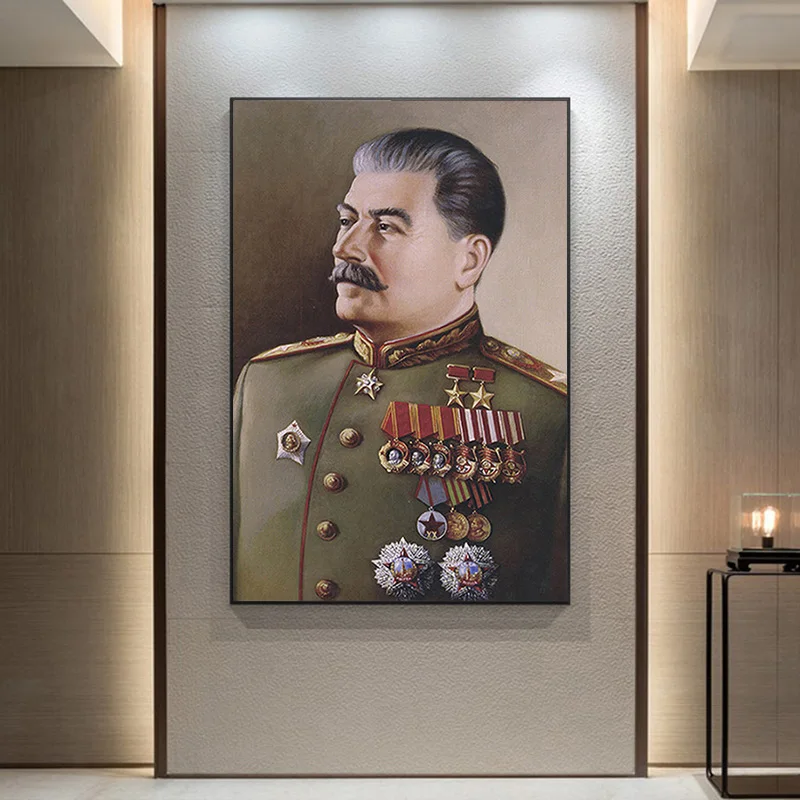 Сталин портрет HD стены искусства фотографии холст картины Плакаты и принты скандинавский для Гостиная