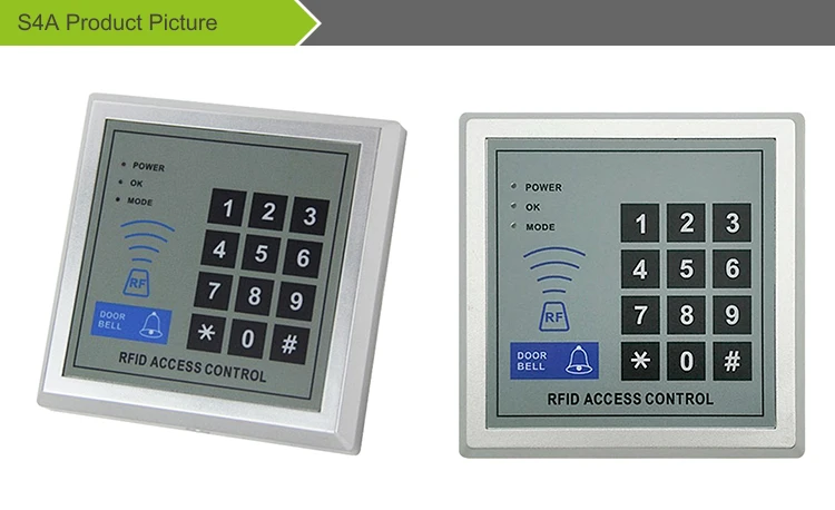 S4A RFID система контроля доступа комплект с электронным замком клавиатуры и RFID считыватель