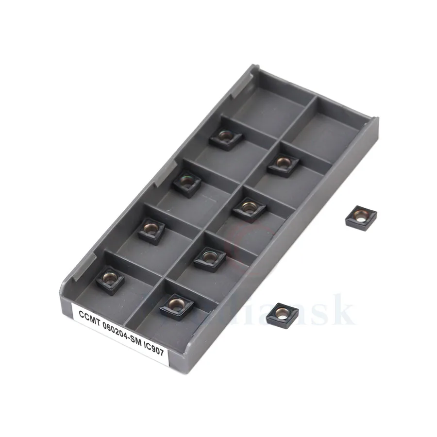 

CCMT060204 SM IC907 IC908 Carbide Inserts Internal Turning Tool Blade CNC Lathe Turning Tool CCMT 060208 SM Metal Lathe Tool
