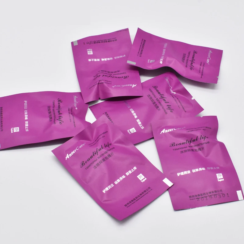 Tampons feminine hygiene Chinese medicine vaginal clean point tampon  vaginal discharge gynecological wipes shows yoni pearls