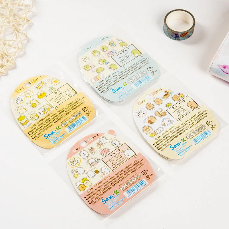 50 шт./упак. милые наклейки Sumikko Gurashi для дневника Декоративные мобильного телефона