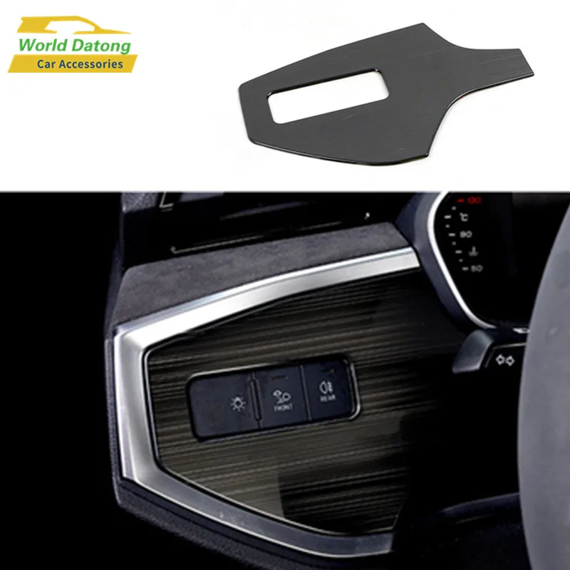 For AUDI Q3 (F3) 2018 2019 2020 Headlight Switch Decoration Paillette