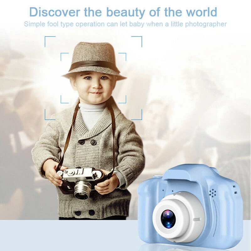 Children's Camera Mini Cartoon Rechargeable Camera Shockproof HD