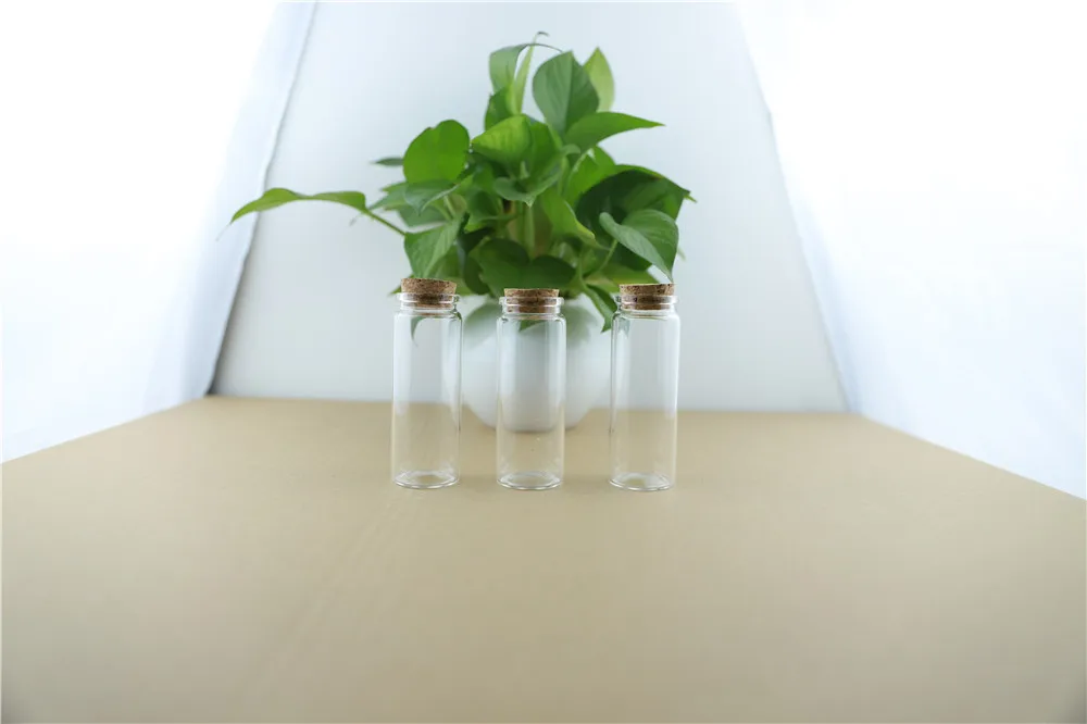 37mm 24PCS 80ml Glass Bottles Storage Jar for Spice Corks spicy Bottle Candy Containers Vials With Cork Stopper (1)