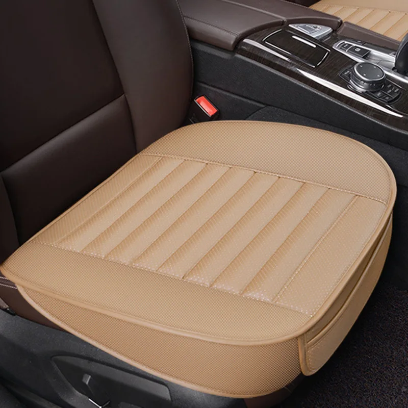 Универсальная кожаная подушка на сиденье автомобиля четыре сезона