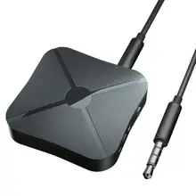 Receptor Bluetooth inalámbrico estéreo 2 en 1 portátil, transmisor de Audio BT 4,2, adaptador de música AUX de 3,5mm para TV doméstica, MP3, PC y coche