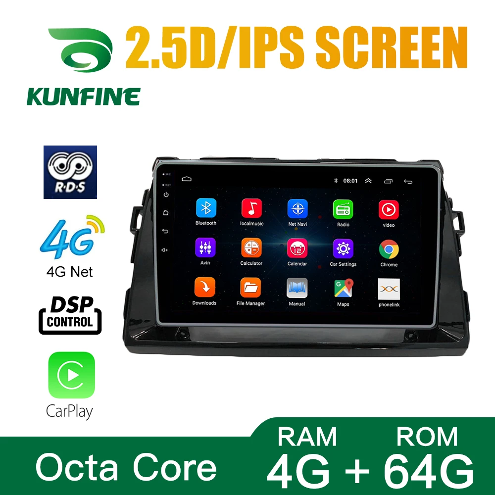 Android 10 0 Восьмиядерный автомобильный DVD GPS-навигатор плеер Deckless автомобильное