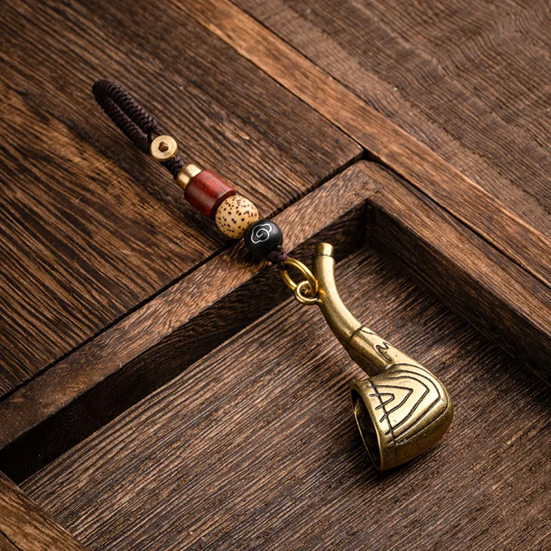  Tobacco Pipe Keyrings Pendants  (4)