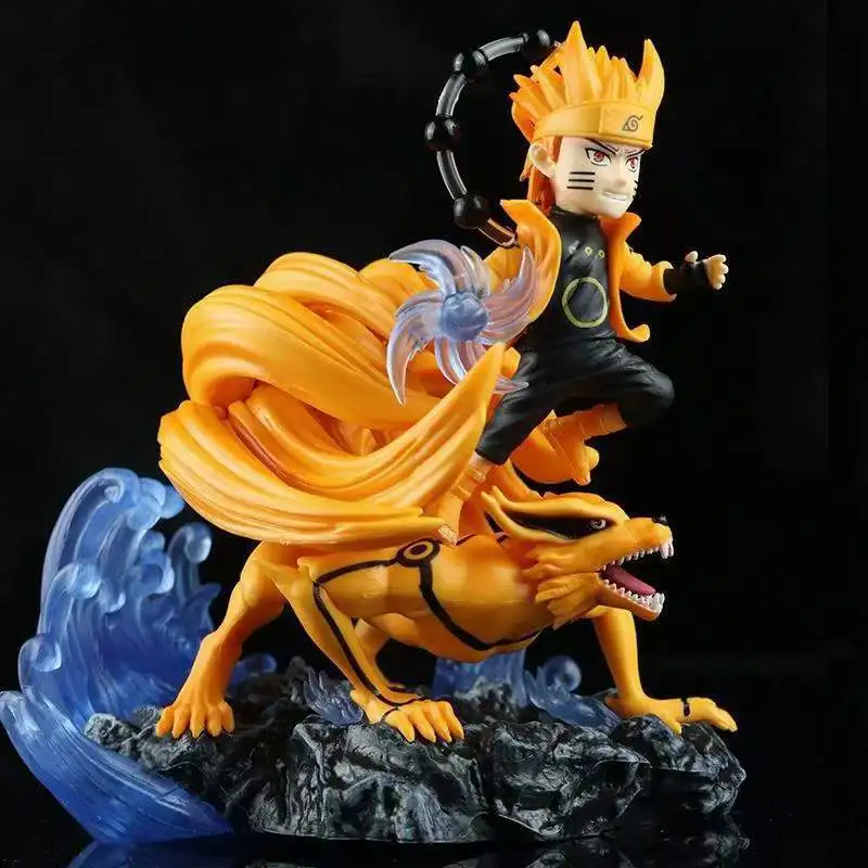 Наруто Сэйдж Uzumaki Naruto Курама аниме фигуры игрушки ПВХ Ураганные Хроники модель