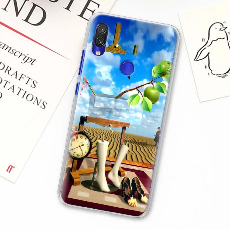 Rene magritte чехол для телефона для Xiaomi Redmi Note 5, 6, 7, 8 Pro 8T S2 GO Redmi 7 7A 8A K20 Pro 6 6A 5 плюс Жесткий Чехол