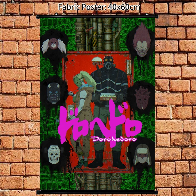 Dorohedoro Kaiman Nikaidou Horror Anime Poster Wall Scroll Dorohedoro Kaiman Nikaidou Horror Anime Poster Wall Scroll