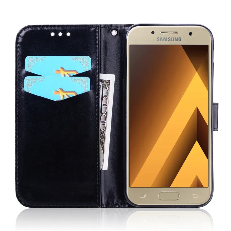 Кожаный флип-чехол для samsung A5 чехол samsung A5 A510 чехол Роскошный кошелек чехол для samsung Galaxy A5 a520f крышка