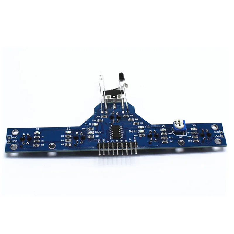 Infrared tracing sensor module, five-way tracing, obstacle avoidance, patrol tracking module, 5 functions, high sensitivity 5pcs new tracking module obstacle avoidance sensor tcrt5000 infrared reflection electronic