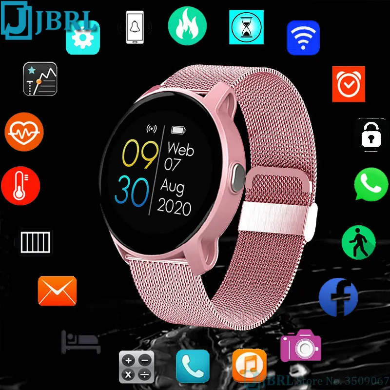 New 2021 Smart Watch Women Men Smartwatch Electronics Smart Clock For Android IOS Fitness Tracker Sport Fashion Smart-watch W9
