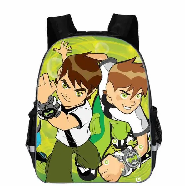 Подростковый мультяшный рюкзак Ben 10, школьные сумки с героями мультфильмов для мальчиков, популярный рюкзак для начальной школы, школьные ранцы для мальчиков и девочек Mochila 13 дюймов - Цвет: photo color