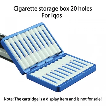 

1PCS Iqos Electronic Cigarette Case Portable Metal Flip Storage Cigarette Case Suitable For Iqos 2.4 Electronic Cigarette Case