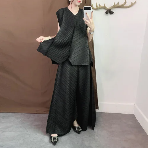 Высокое качество Issey плиссированные, пожалуйста, Женский комплект ...