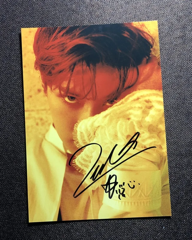 Ручная подписка SuperM TEN фото с автографом NCT 127 5*7 092019N9