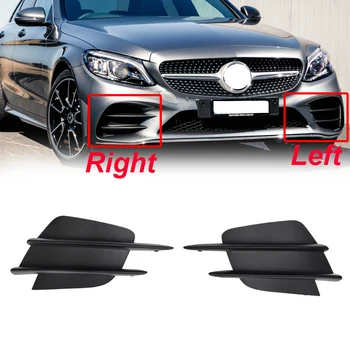 

MagicKit Pair Front Bumper Fog Light Cover Grilles For Mercedes C-Class W205 2018-Up LCI