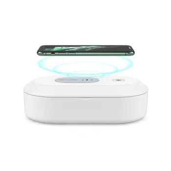 

UV Phone Sterilizer 15W Fast Qi Wireless Charger Disinfection Box