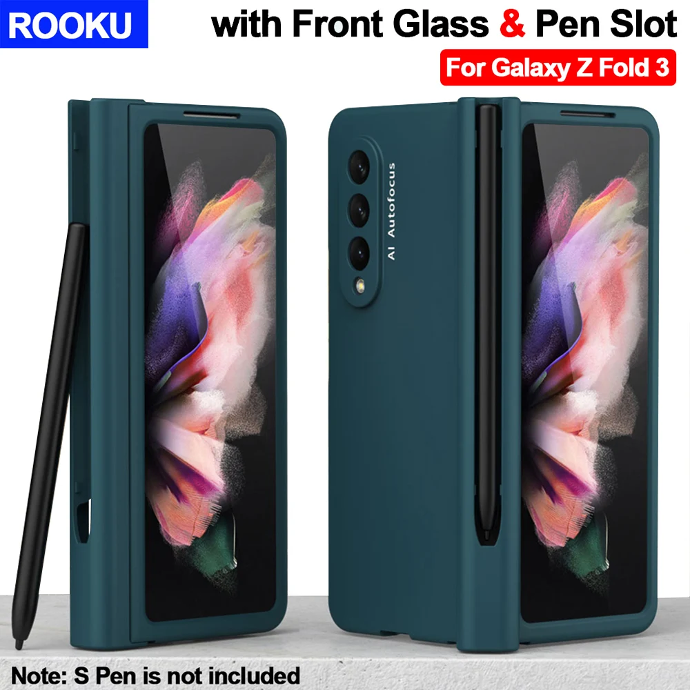 Шарнирный чехол с полной защитой и слотом для ручки Samsung Galaxy Z складной телефона 3