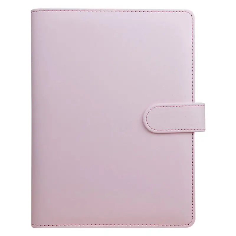 

A5 Weekly Monthly Planner Diary Classic Loose-Leaf-Ring-Binder Notebook Cover, Pink