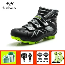 Tiebao/зимняя обувь для горного велосипеда; коллекция года; Мужская обувь для езды на велосипеде; sapatilha ciclismo mtb; зимние велосипедные ботинки; уличные кроссовки