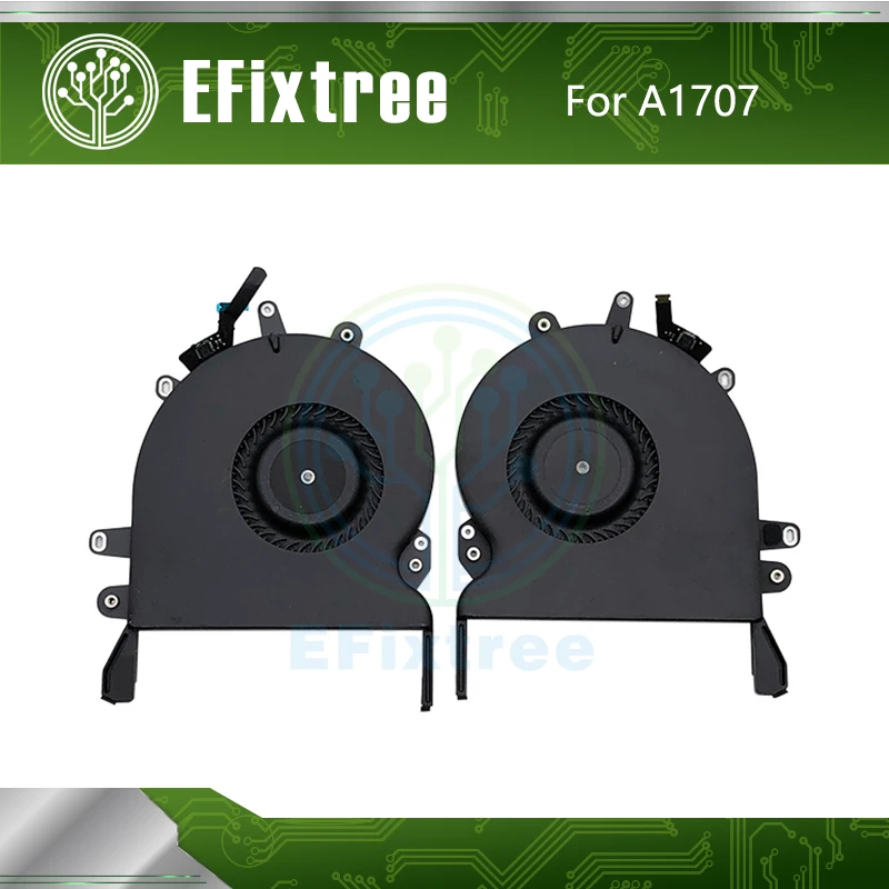 

Original For Apple Macbook Pro Retina 15" A1707 Left Fan Right Fan Set Replacement 2016 2017 New Laptop CPU Cooler Cooling