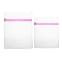 Zipper Mesh Wash Bag Foldable Sock Underwear Washing Machine Protection Net 2