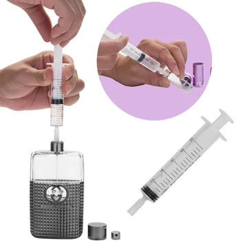 

5pcs 10ml Perfume Refill Tool Syringe Plastic Perfume Essential Oil Dispenser Portable Syringe For Cosmetic Tools