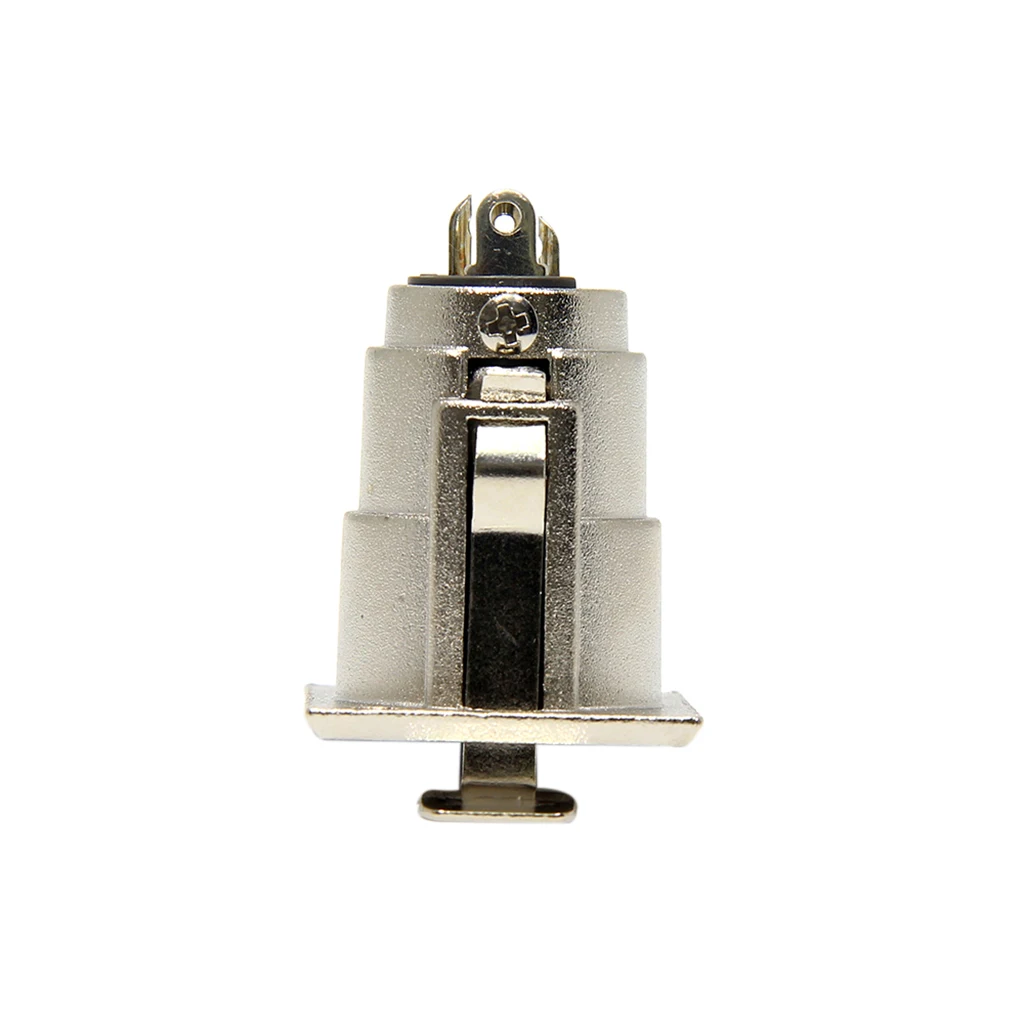 

3-Pin XLR Female Socket Chassis Mount - Metal Audio Connector