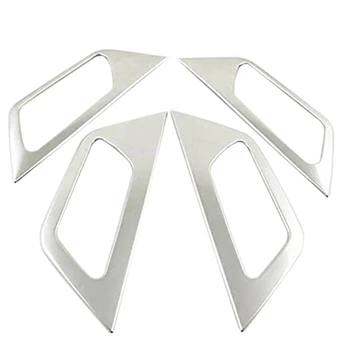 

4Pcs Car Door Handle Inner Handle Frame Bright Sticker Decoration for Peugeot 3008 GT 5008 2017-2020