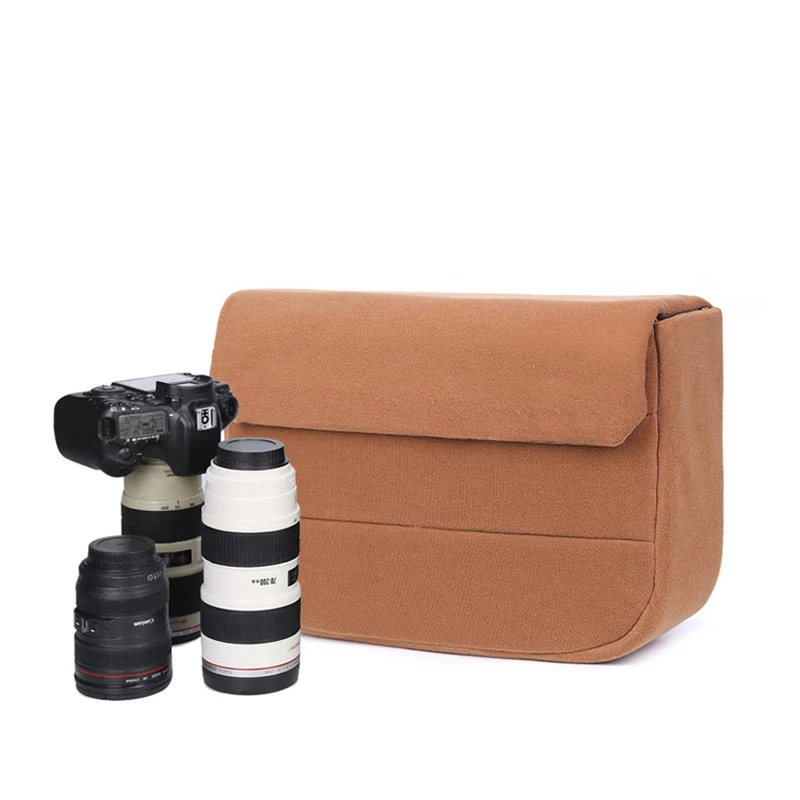 Portable SLR Camera bag Inserts Bag compartments Inner Partition Padded