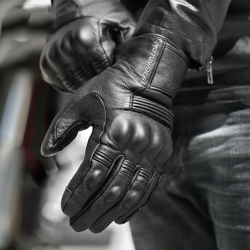 Guantes de Moto Invierno para Hombre y Mujer,Guantes Moto Impermeables a  Prueba Viento Cálidos Guantes Motociclista con puño Largo y Protección dura  en los Nudillos Guantes Pantalla Táctil Gris L : 